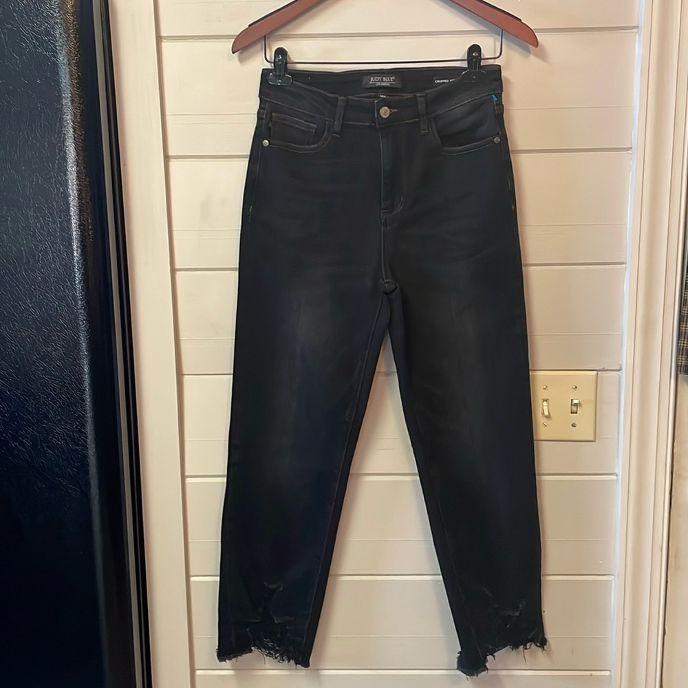 Judy Blue Cropped Straight Jeans Size 5/27.